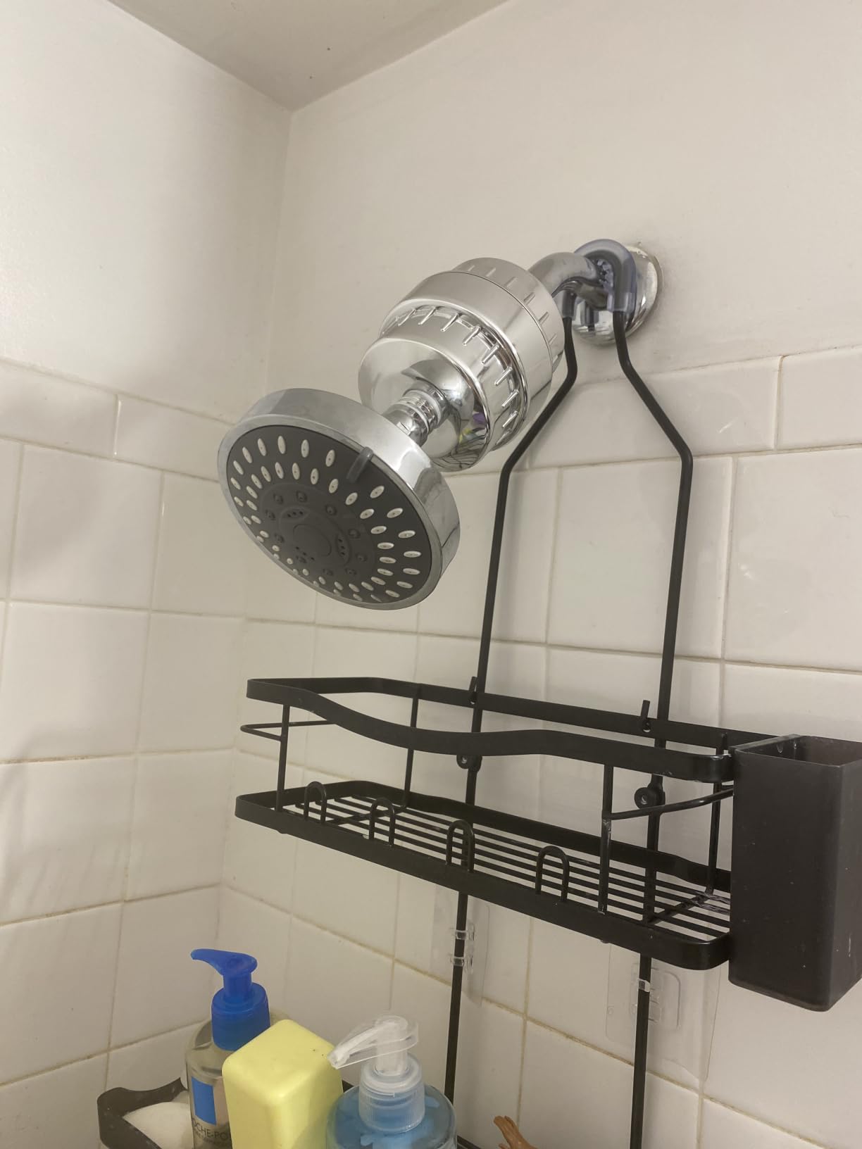 FEELSO Shower Head and 15 Stage Shower Filter Combo, High Pressure 5 Spray Settings Filtered Showerhead with Water Softener Filter Cartridge for Hard Water Remove Chlorine and Harmful Substances customer photo 1