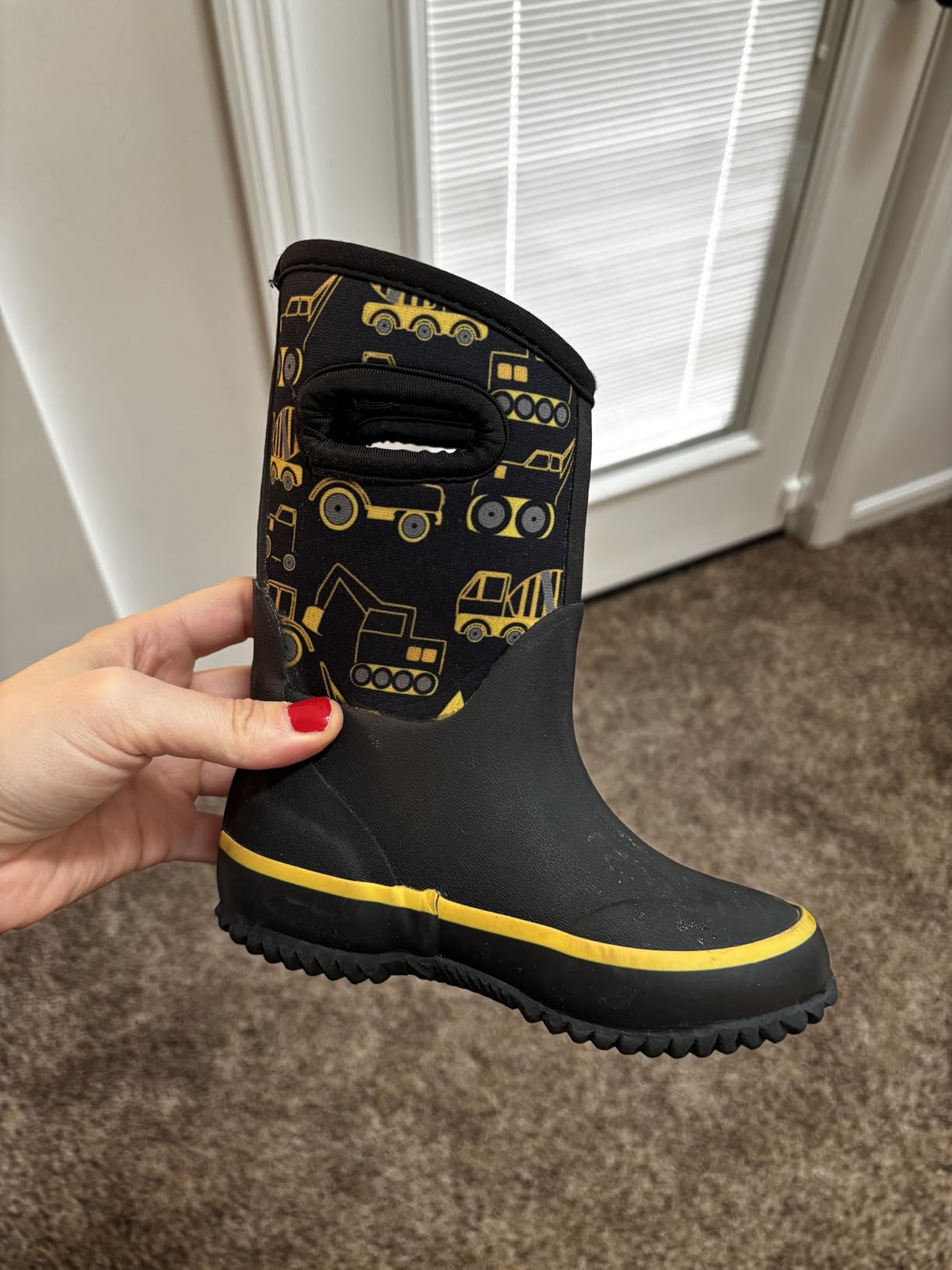 Lone Cone Insulating All Weather Kids Mud Boots for Boys & Girls - Waterproof Toddler Snow Boots - Warm Neoprene Boots for Kids customer photo 2