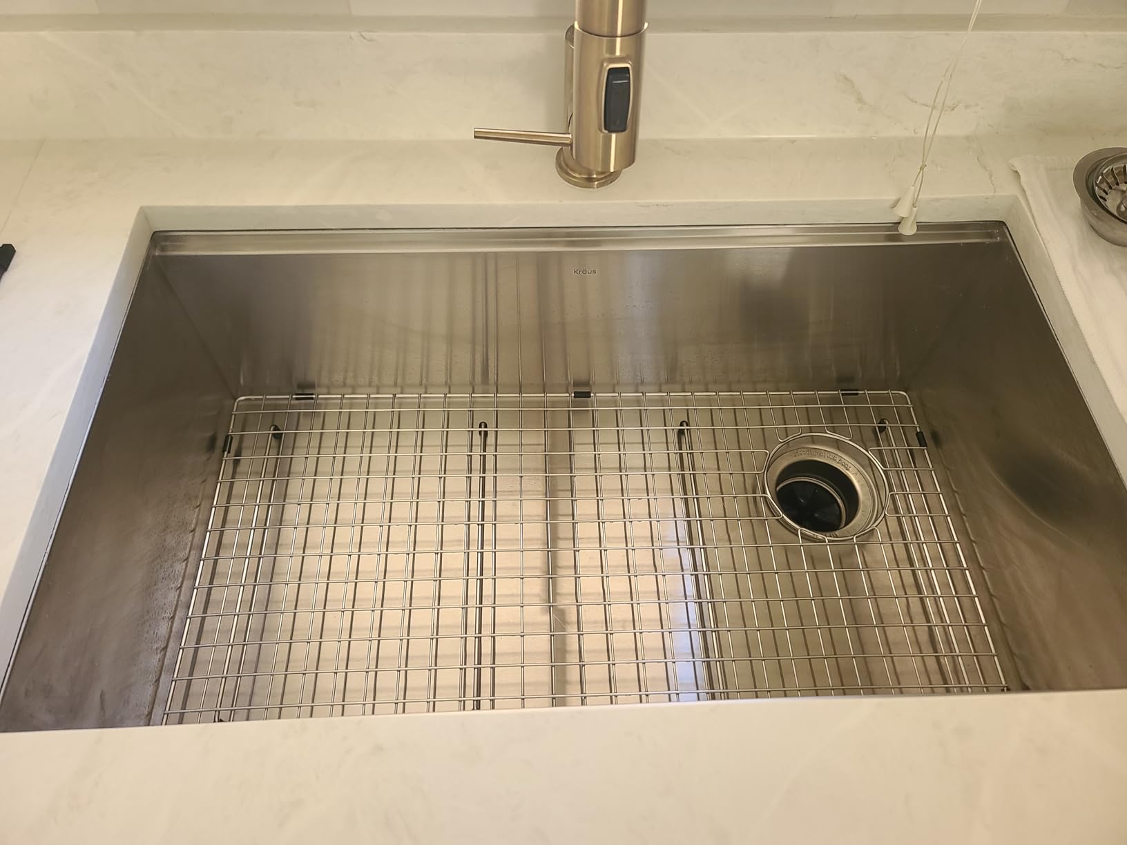 KRAUS Kore 32-Inch Undermount Workstation 16 Gauge Single Bowl Stainless Steel Kitchen Sink with Accessories, KWU110-32 customer photo 2