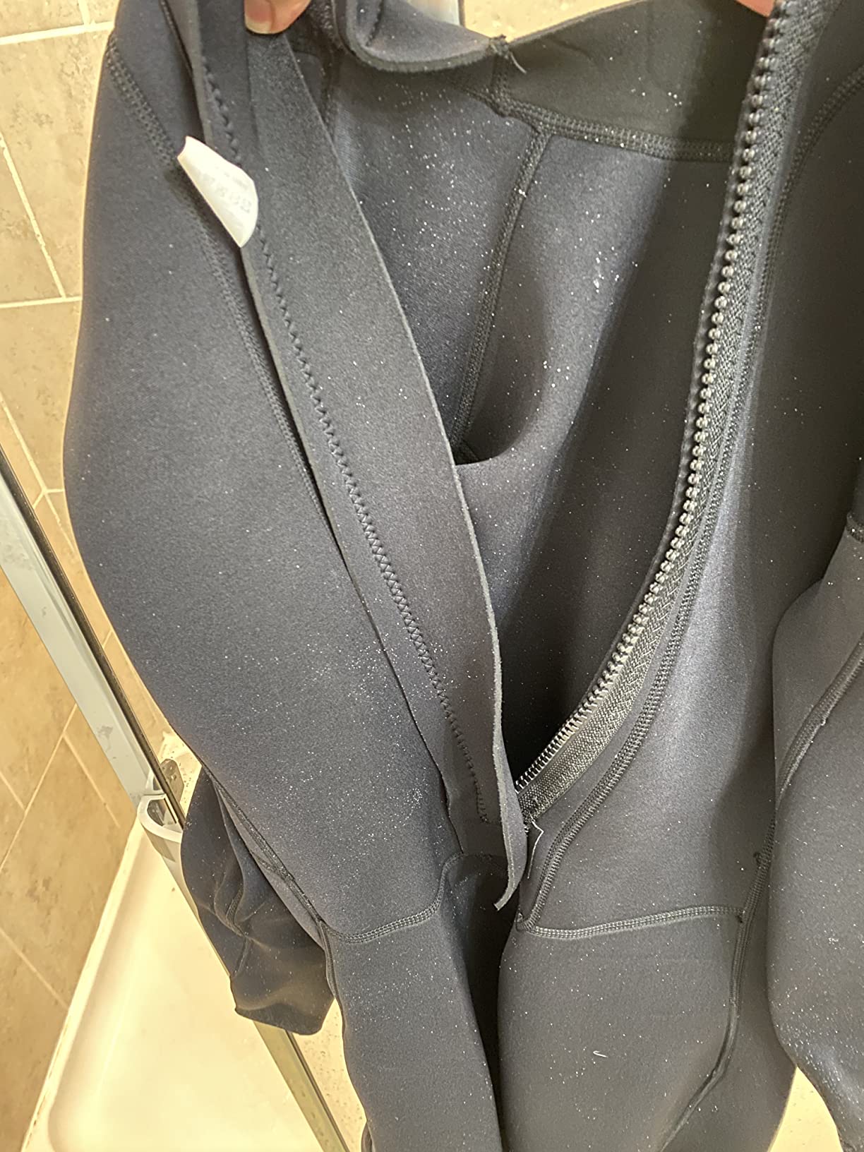 Dark Lightning Wetsuits for Men and Women, Mens/Womens Wet Suit for Cold Water, 3/2mm Wetsuit for Diving Surfing Snorkeling Kayaking Water Sports customer photo 1