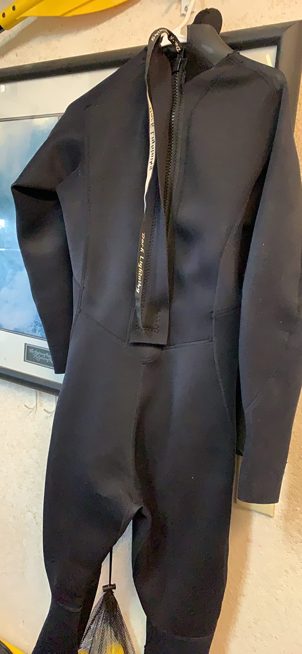 Dark Lightning Wetsuits for Men and Women, Mens/Womens Wet Suit for Cold Water, 3/2mm Wetsuit for Diving Surfing Snorkeling Kayaking Water Sports customer photo 2