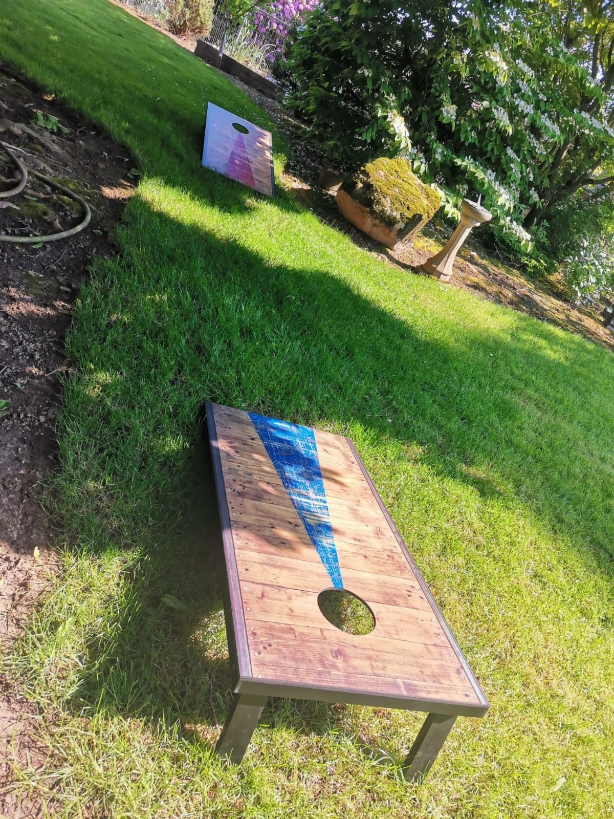 GoSports Portable Cornhole Sets, 8 Styles - Choose 4 x 2 ft or 3 x 2 ft - Boards Include 8 Bean Bags, Travel Case, and Game Rules customer photo 2
