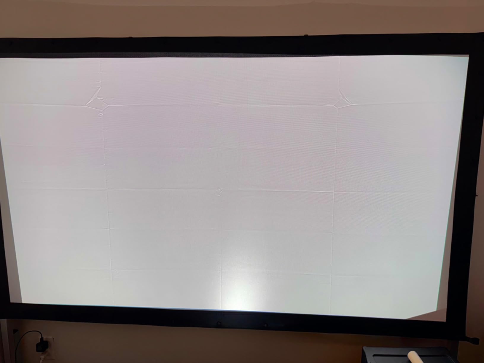 Projector Screen 120 inch,Outdoor Projector Screen with 3-Layers PVC customer photo 2