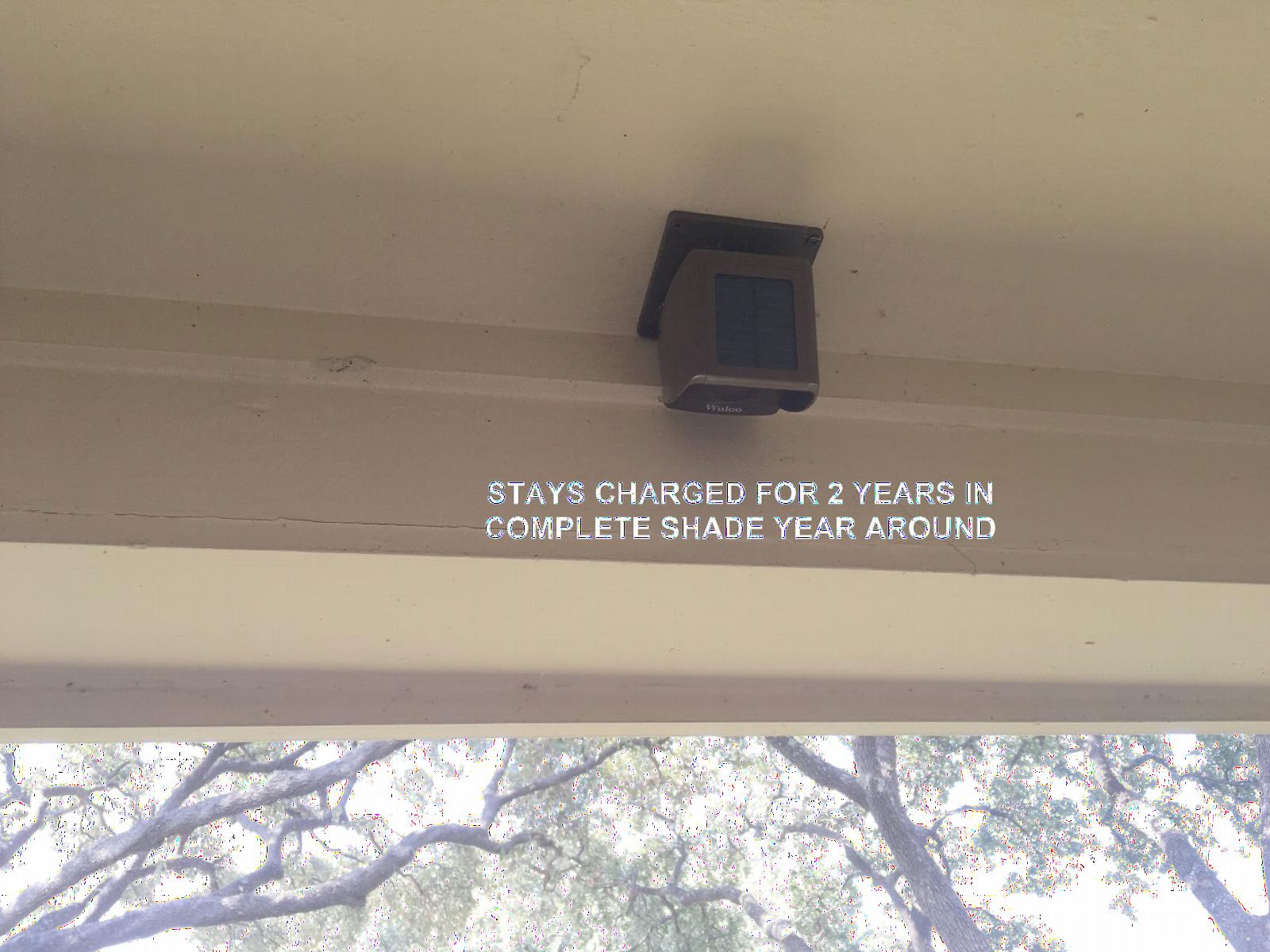 Solar Driveway Alarm Wireless Outside 1800ft Range, Outdoor Motion Sensor & Detector Driveway Alert System with Rechargeable Battery/Weatherproof/Mute Mode(1&2-Brown) customer photo 2