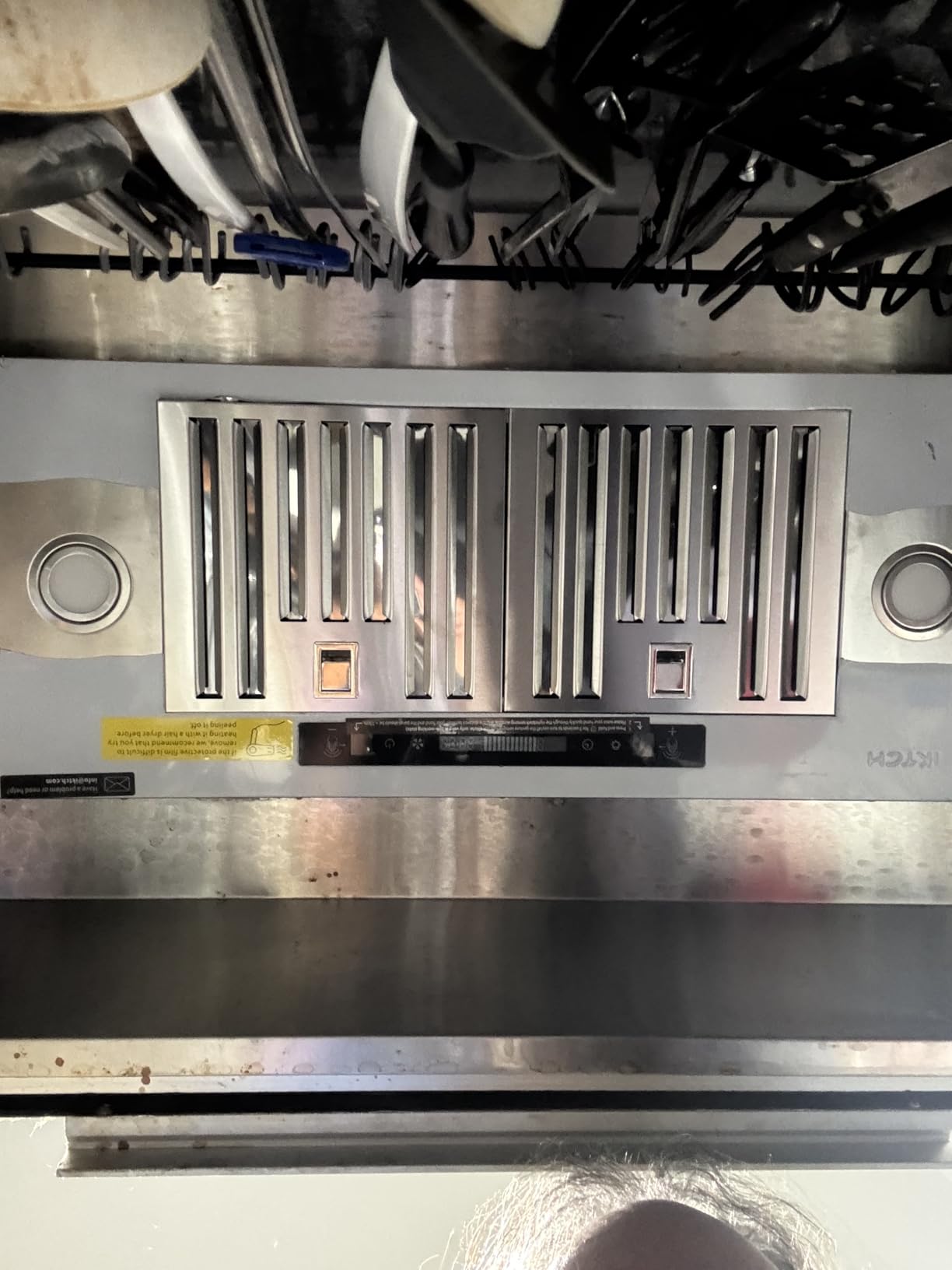 30 inch Insert Range Hood 900 CFM, Ducted/Ductless Vent Hood | Stainless Steel Built-in Kitchen Vent Hood with 4 Speed Gesture Sensing & Touch Control Panel customer photo 2