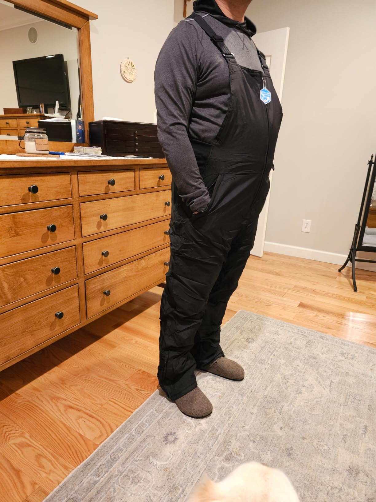 Arctic Quest Mens Insulated Snow and Ski Bib Overalls Snow Pants Snowboard Mens Overalls for Fishing, Hunting, Snowmobiling customer photo 2