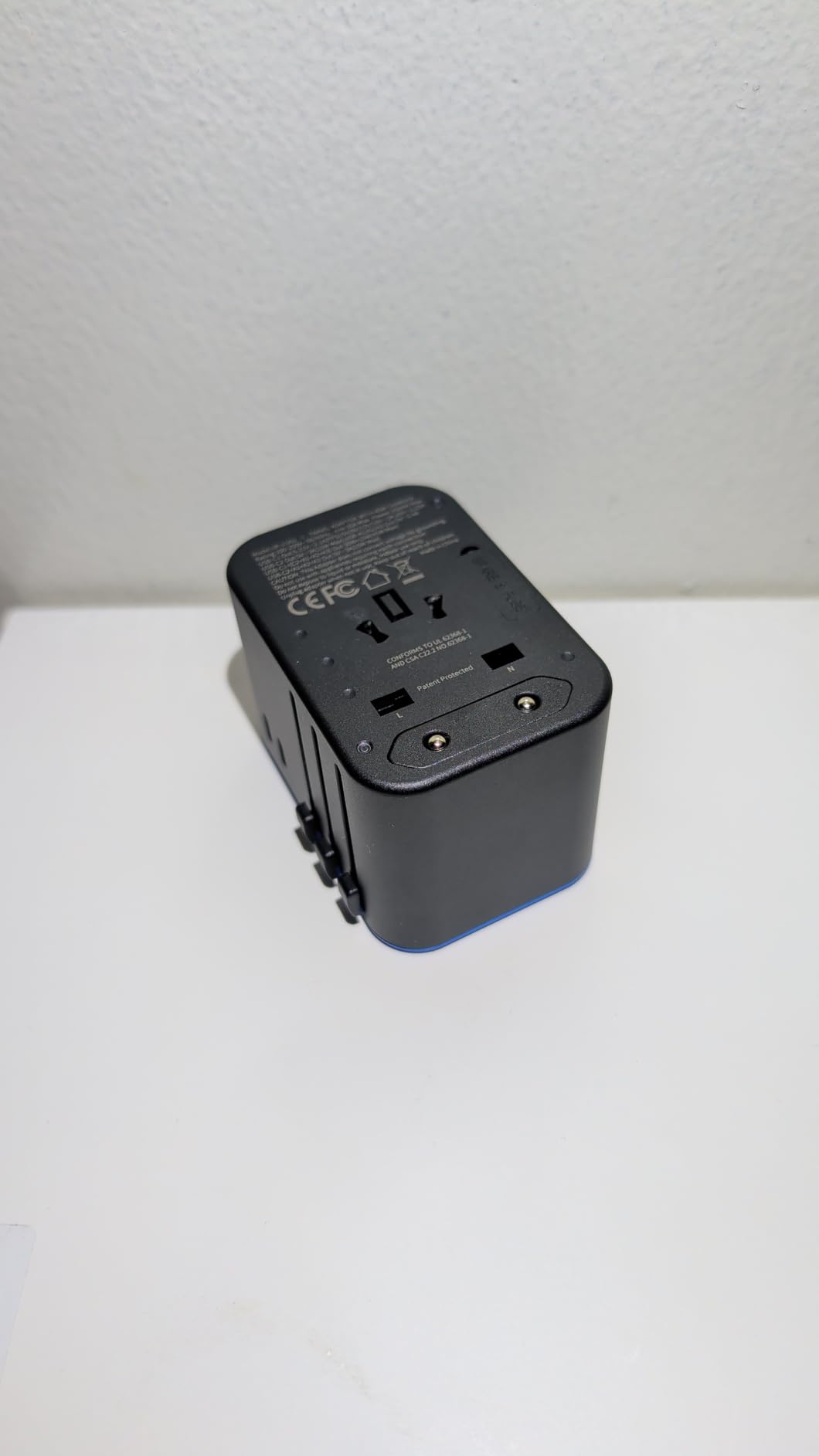 Ceptics 45W Universal Travel Adapter w/ 3 USB-A, 2 USB-C & Universal Input | International Power Adapter, Type A, C, G & I Plugs, Universal Socket for Global Compatibility, PD 45W Fast Charge customer photo 1