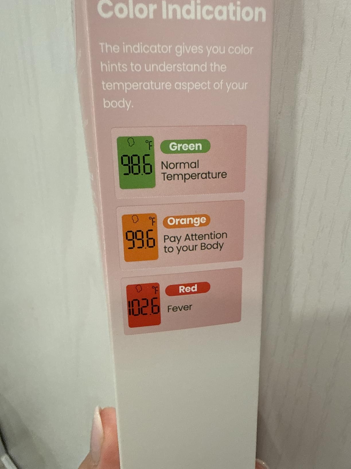 No-Touch Thermometer for Adults and Kids, Accurate Digital Baby Thermometer | 1s Fast Reading, Fever Alarm, Silent Mode, 35-Reading Memory, Forehead & Object Mode, AAA Battery Included, for Home & Clinic customer photo 2