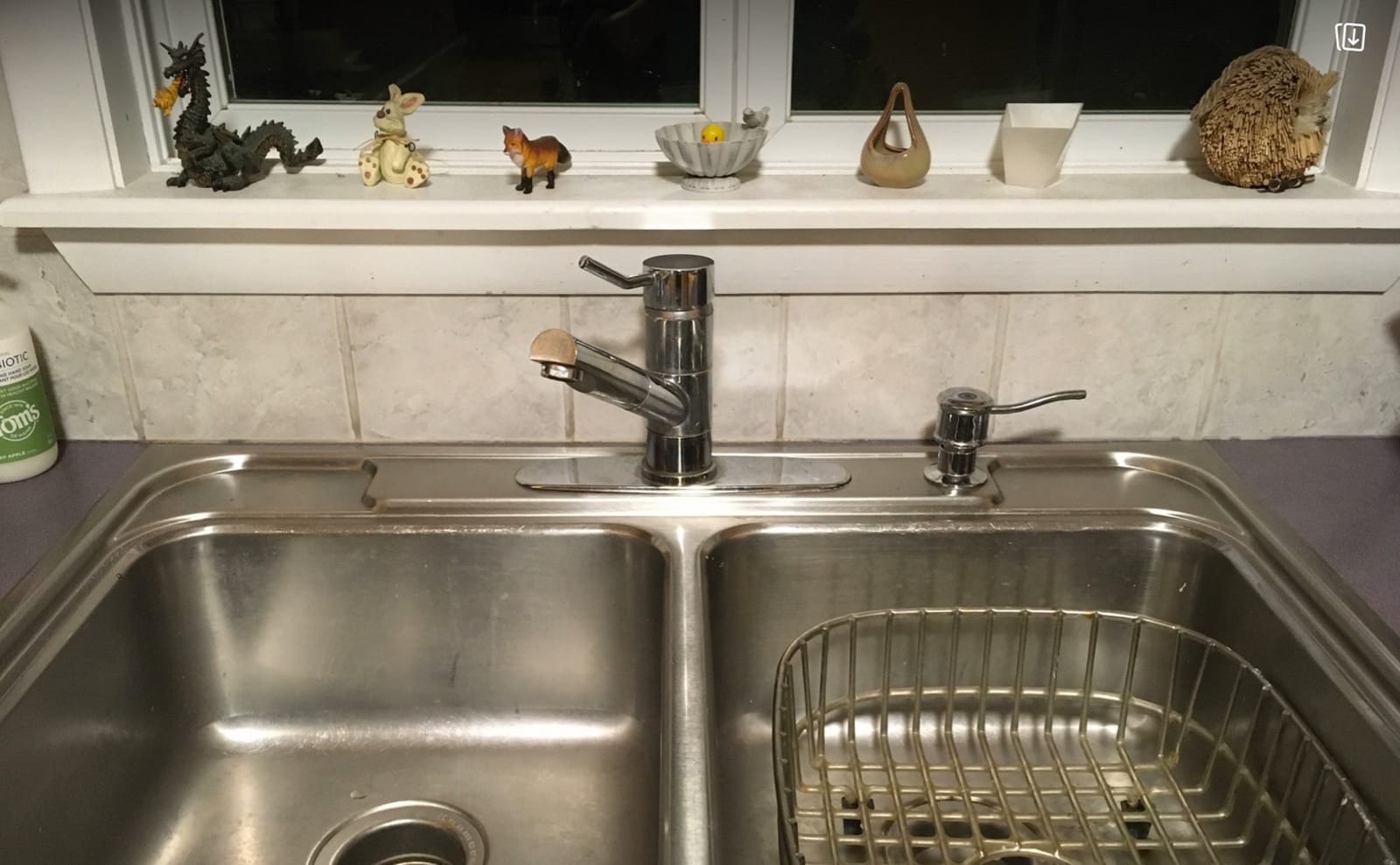 KRAUS Oletto Single Handle Pull Down Kitchen Faucet in Spot Free Stainless Steel, KPF-2820SFS customer photo 2