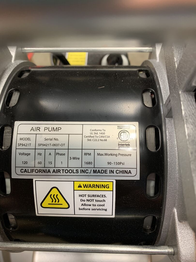 California Air Tools 20020 2.0 HP Ultra Quiet and Oil-Free Air Compressor with Wheels, 20 Gallon Tank Capacity, 70 dB Noise Level, Electric, Portable customer photo 1
