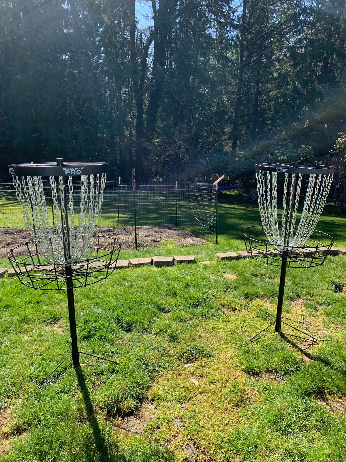 MVP Disc Sports Black Hole Lite 24-Chain Disc Golf Basket Target customer photo 2