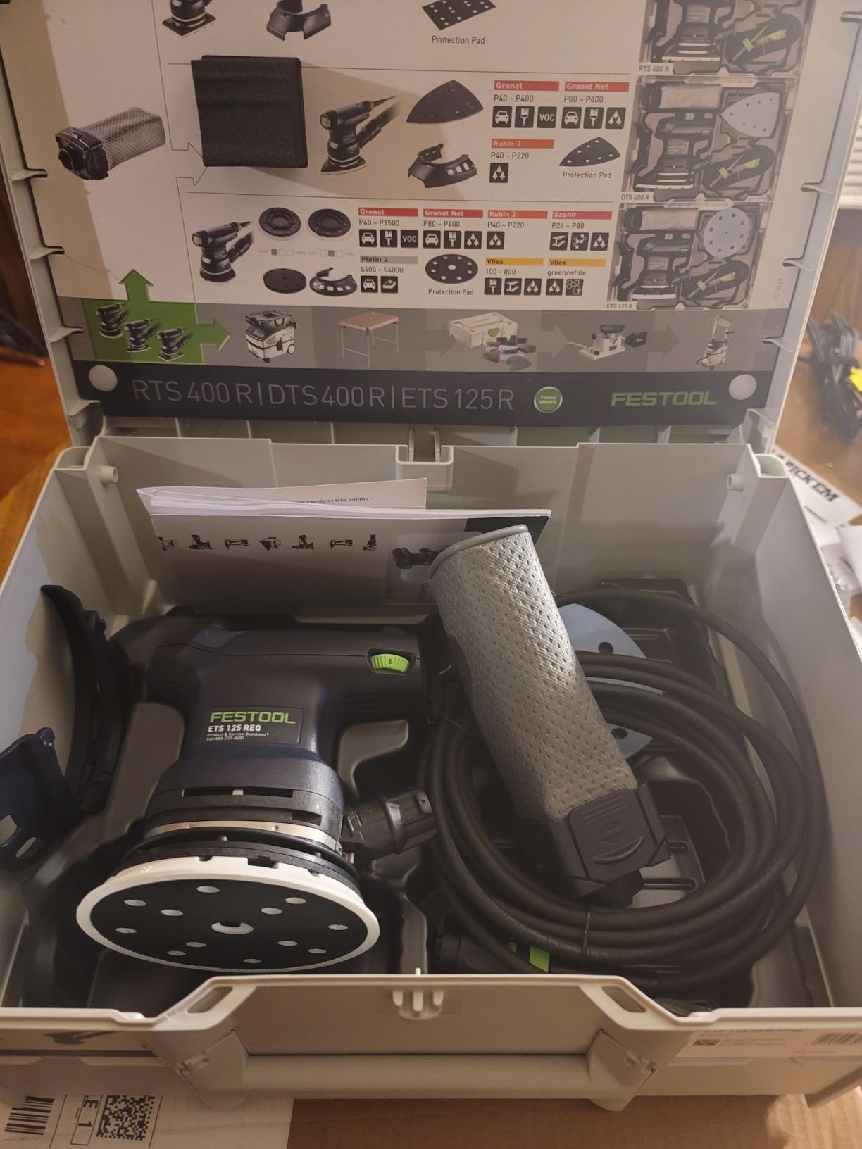 Festool 576070 Random Orbital Sander ETS 125 REQ-Plus, 5-Inch customer photo 2