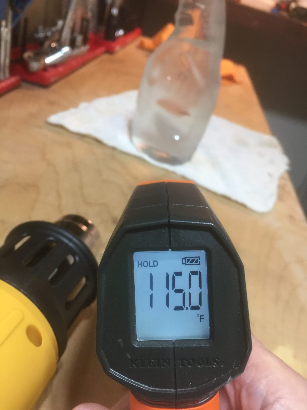 Klein Tools IR1 Infrared Thermometer, Digital Laser Gun customer photo 2