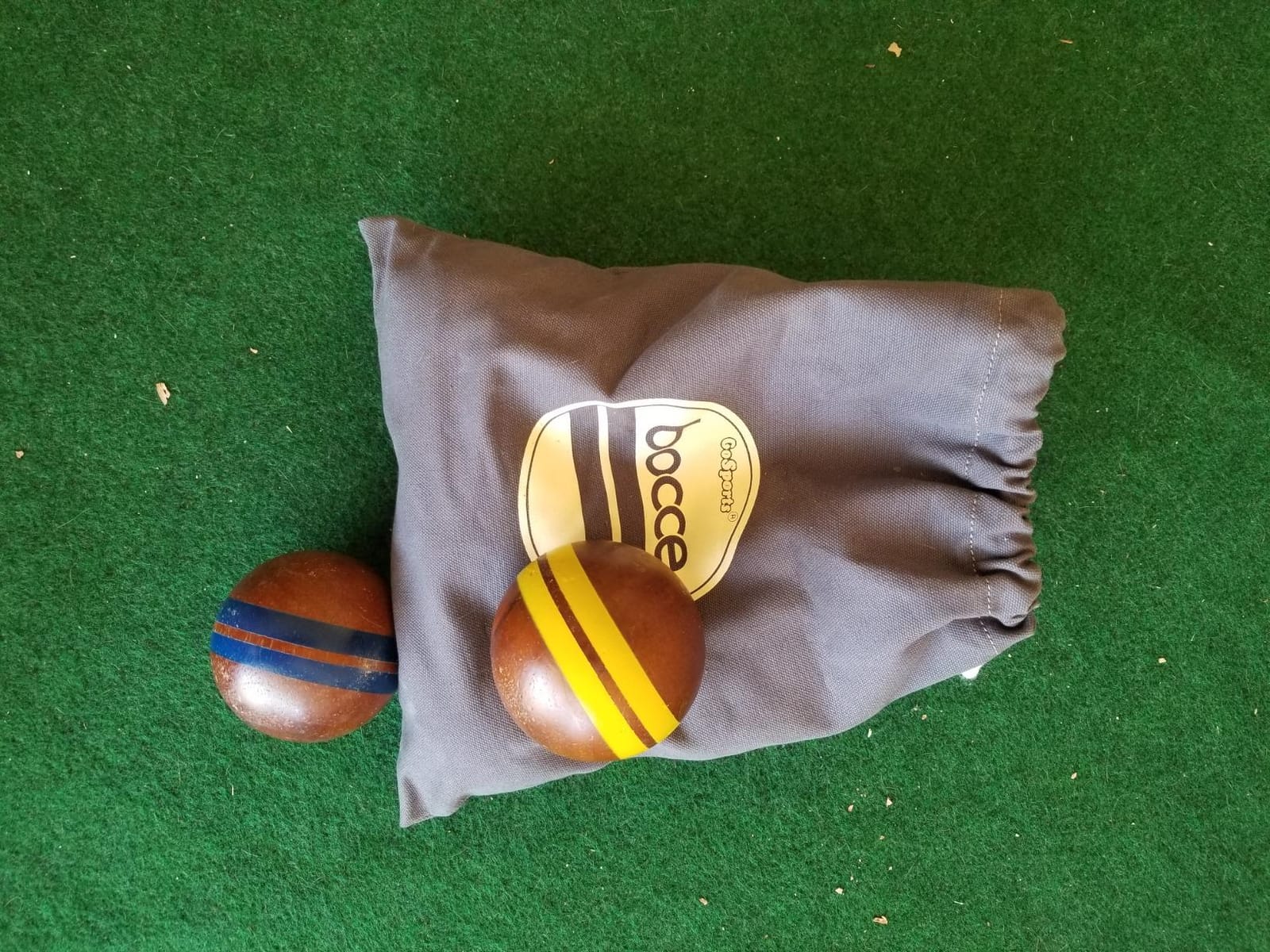 GoSports 100 mm Hardwood Bocce Set with 8 Premium 12 oz Wood Balls, Pallino, Case and Measuring Rope customer photo 2