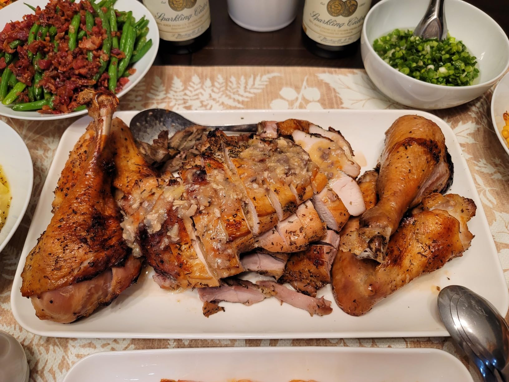 DELLING Large Serving Platter Set of 3, 16/14/12 Inch Porcelain Serving Trays for Party customer photo 2