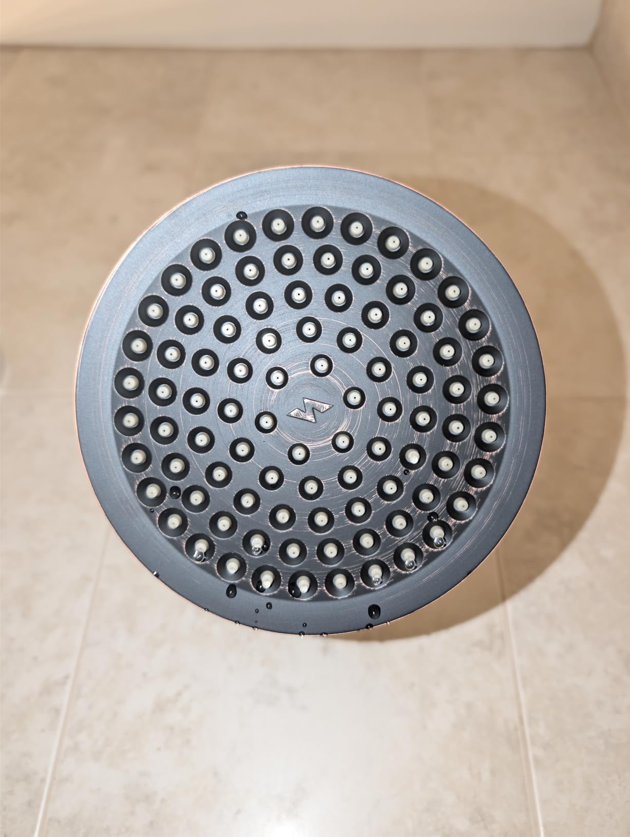 SparkPod Rain Shower Head, 6 Inch Round, Elegant Brushed Nickel Finish | High Pressure Shower Heads, 90 Nozzles, Adjustable Showerhead, No Tools Needed, Universal Connection customer photo 2