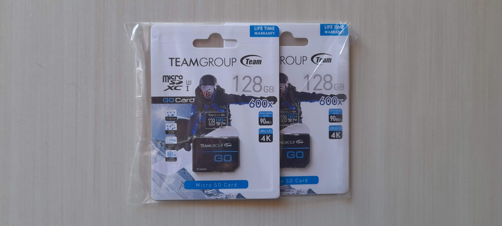 TEAMGROUP GO Card 256GB MicroSDXC UHS-I U3 V30 4K for Action Cameras & Drone High Speed Flash Memory Card with Adapter for Outdoor Sports&Vlog, 4K Shooting,GoPro&Insta360&DJI TGUSDX256GU303 customer photo 2