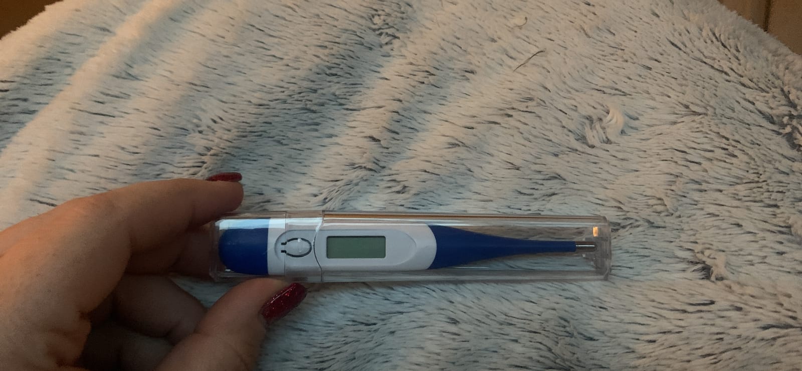Boncare Digital Thermometer for Adults, Kids & Babies, Dark Blue | Accurate & Safe Oral and Rectal Thermometer with 10-Second Reading and Fever Alarm customer photo 2