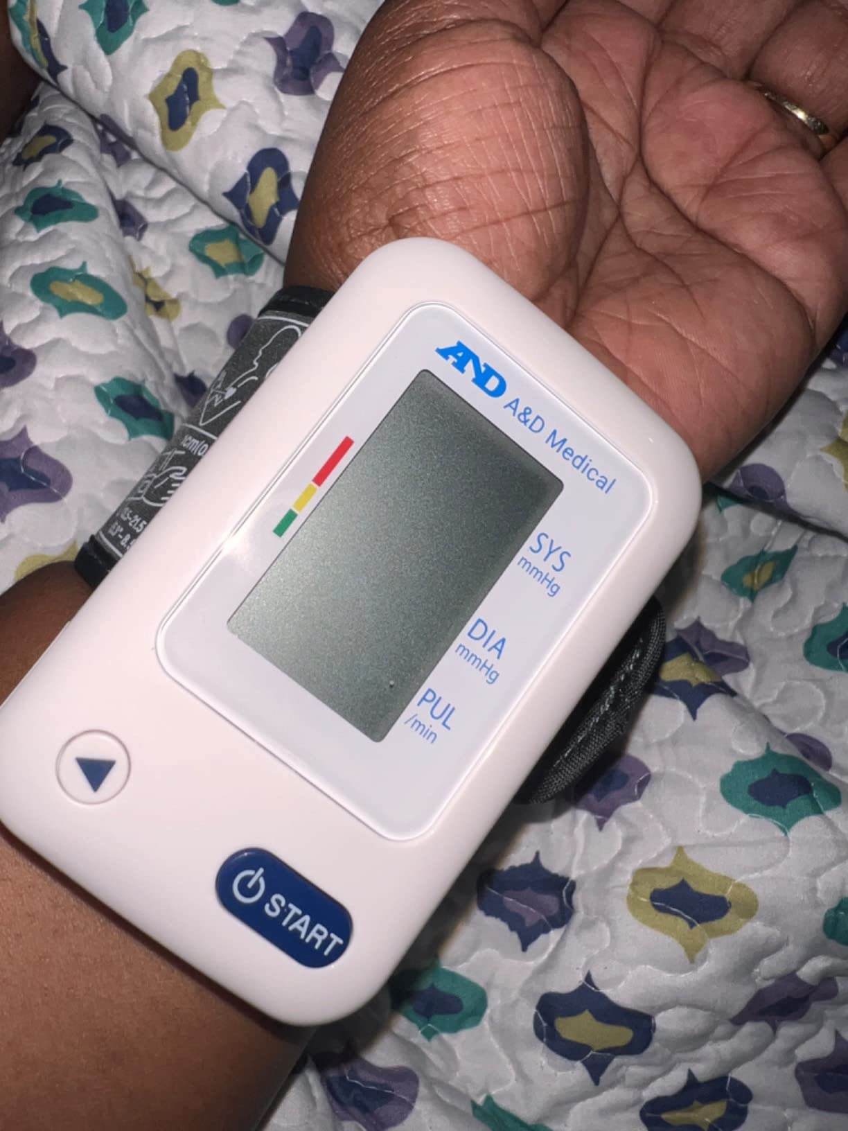 A&D Medical UB-525 Wrist Blood Pressure Monitor, Adjustable Cuff 5.3-8.5