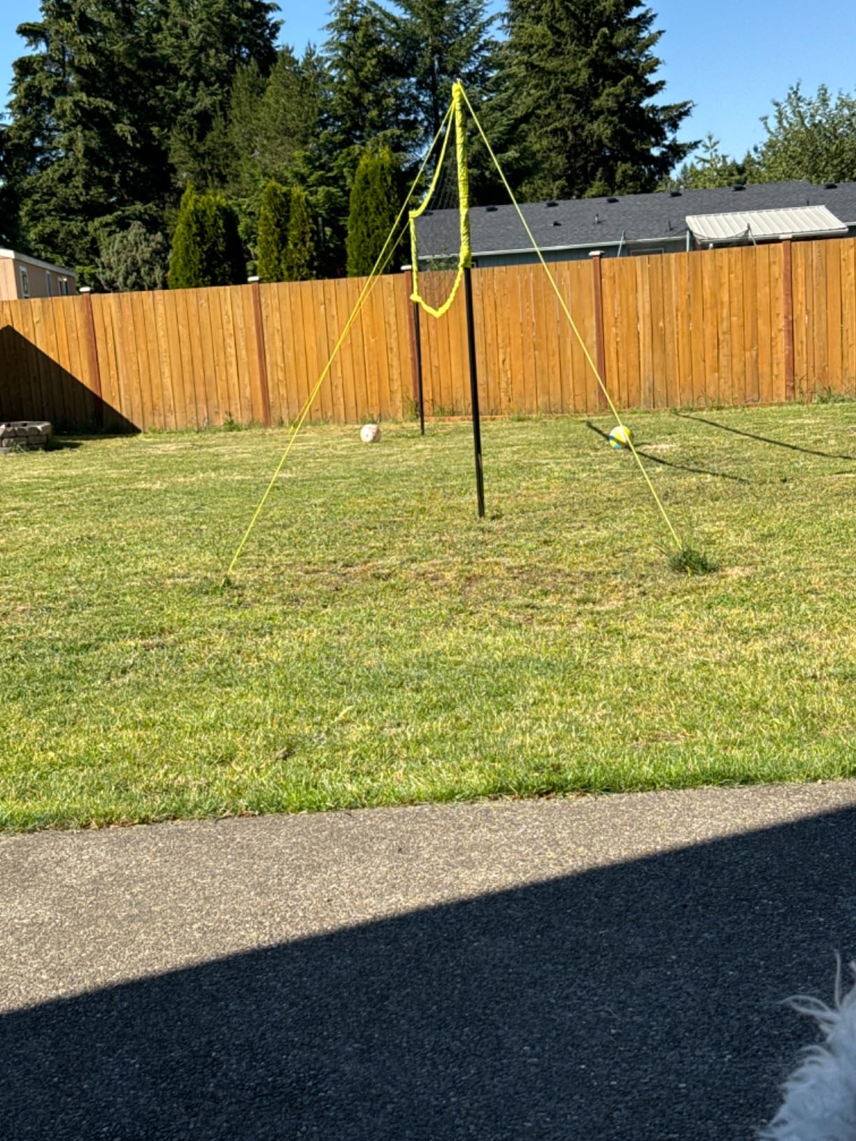 32FT Outdoor & Portable Volleyball Net - Adjustable Thick Dia Poles | Completed Set; Easy Setup & Carry; Good for Backyard & Outdoor Sites - Park/Beach/Grass/Lawn; 32FT Official Size; Durable Materials customer photo 2