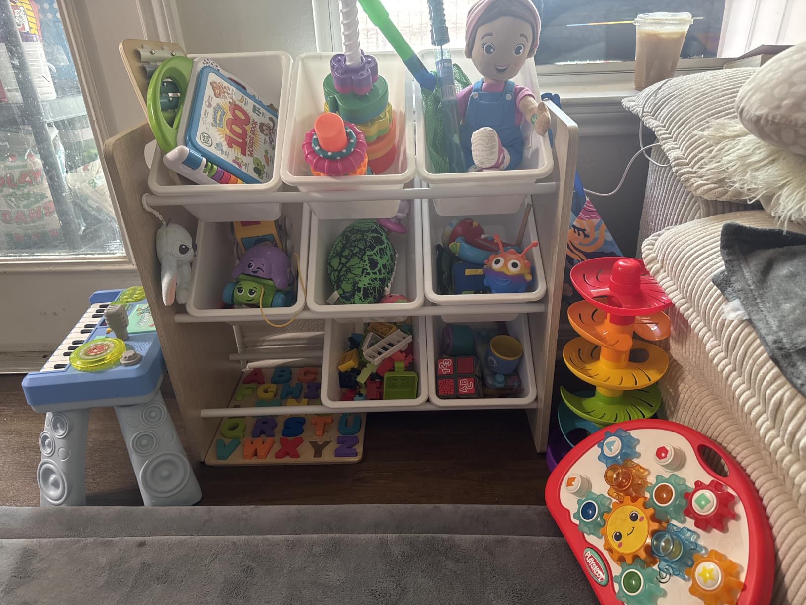 Humble Crew Kids Toy Organizer with 9 Bins, 3 Tier Storage for Playroom customer photo 1