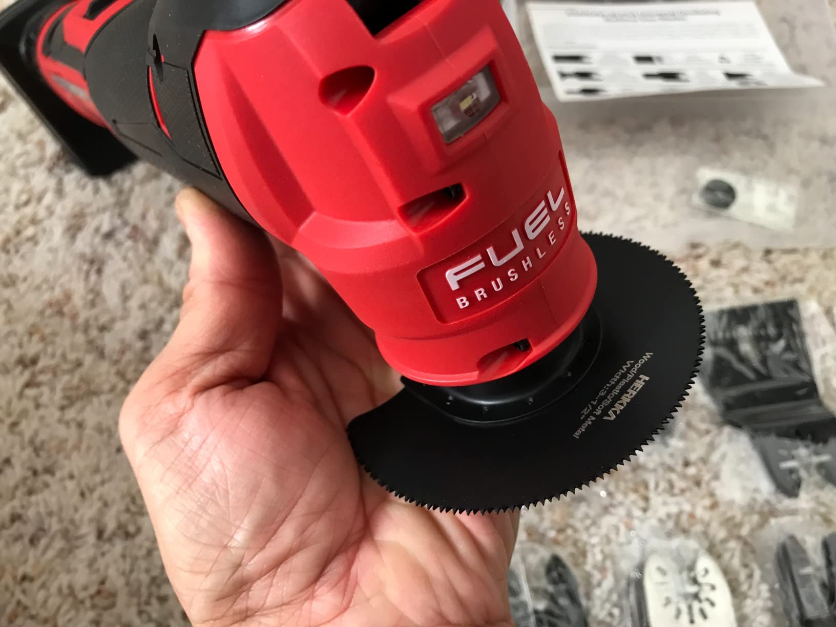 2526-20 M12 Brushless 12-Volt Lithium-Ion Cordless Oscillating Multi-Tool (Tool-Only) customer photo 2