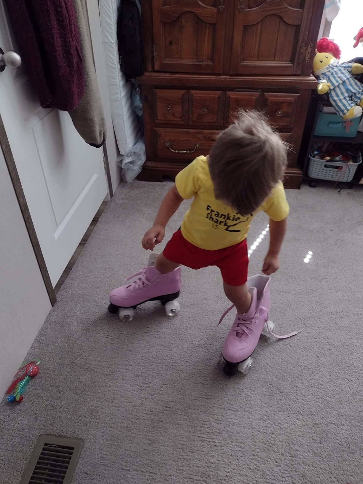 YYW High Top PU Leather Roller Skates customer photo 2