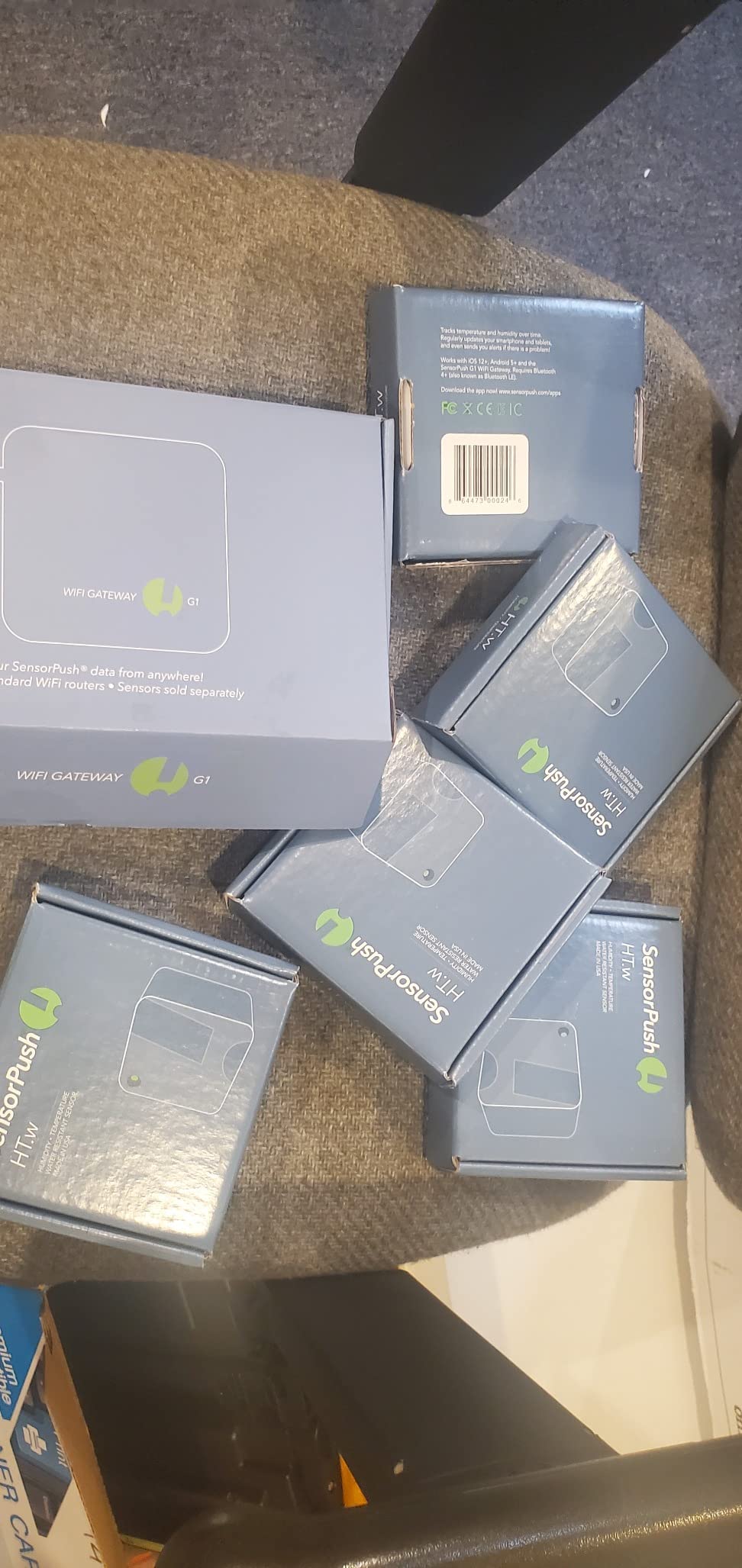 SensorPush HT.w Temperature & Humidity Sensor, Water Resistant, Bluetooth, Bluetooth sensor measures dewpoint, VPD & heat index, indoor/outdoor, unlimited in-app data, works with G1 Gateway, USA made customer photo 1