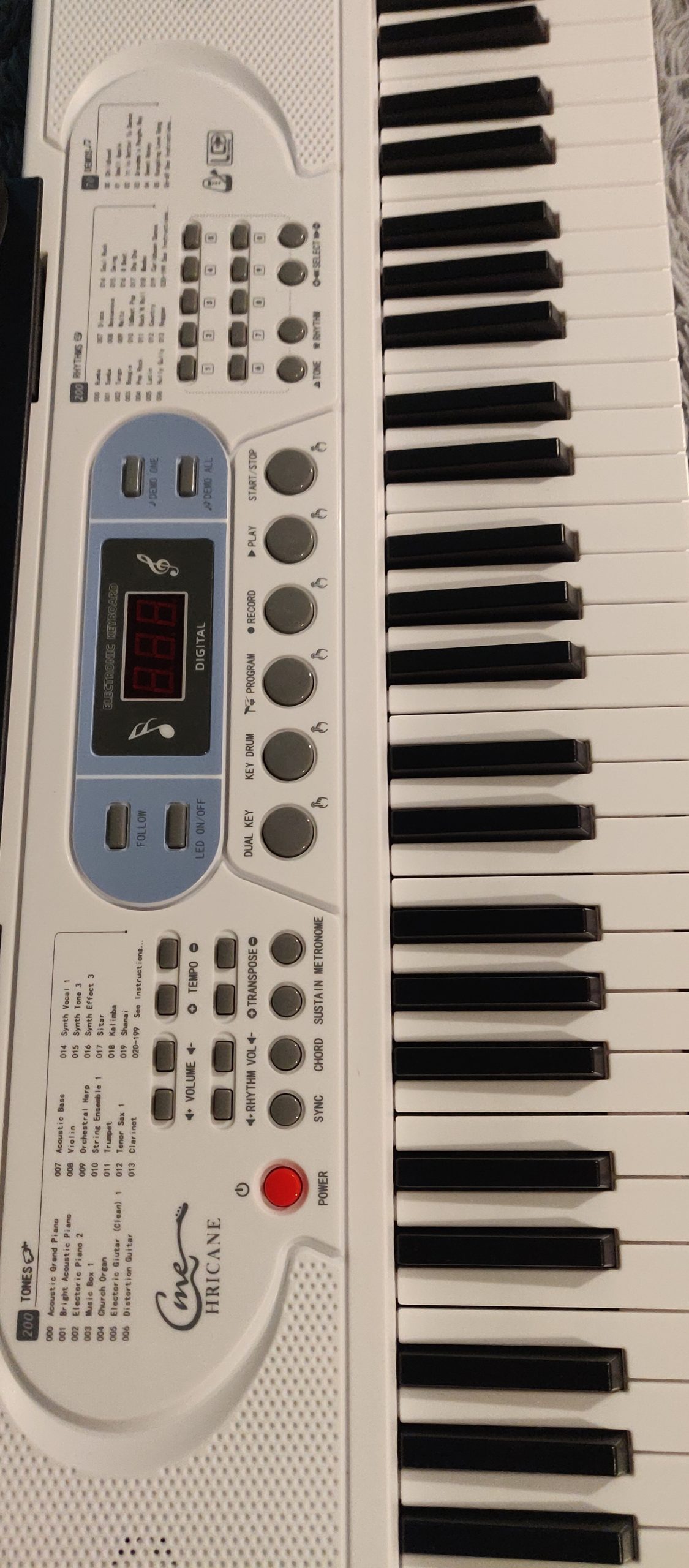 Keyboard Piano Lighted Keys for Beginner Adults Teens Kids, 61 Key Electronic Music Keyboard with Teaching Modes Powered by USB or Battery customer photo 2
