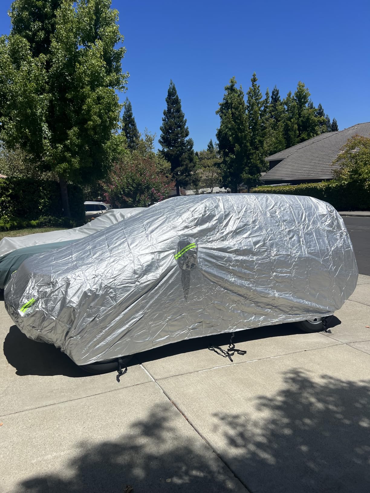 Car Cover, SUV Waterproof Car Covers for Automobiles All Weather | All Season, UV Hail Protection, Snowproof Full Car Cover, Outdoor Full Cover, Universal Fit SUV Up to 190'' customer photo 1