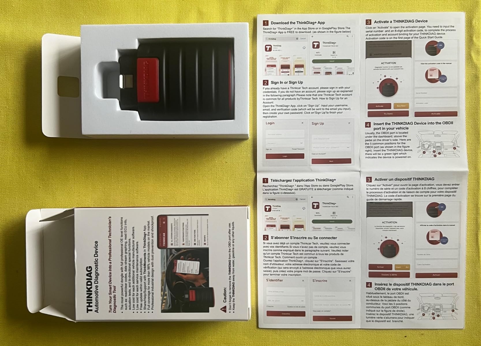 Thinkdiag OBD2 Scanner Bluetooth ECU Function Bidirectional Diagnostic Tool | Thinkcar Full System Automotive Scanner OE Level Car Code Reader for iOS & Android 15+ Resets, FCA AutoAuth, Active Test customer photo 2