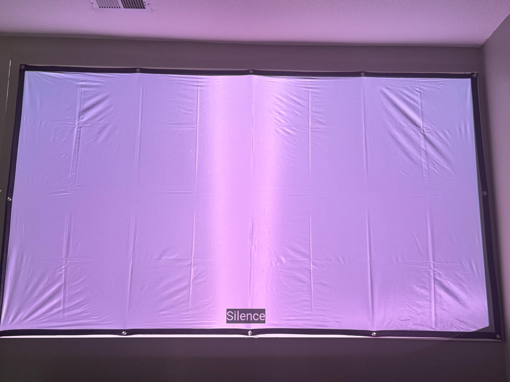 AAJK 150inch Outdoor Projector Screen Anti Crease Portable Movie Screen customer photo 2