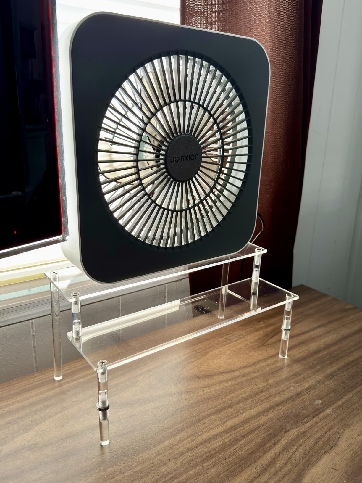 AZEAM Acrylic Riser,Clear Display Risers Stand Perfume Organizer Cologne Acrylic Shelves 3 Tiered Cupcake Shelf for Amiibo Funko POP Figures Food Desserts Holder Collection Cosmetic Vendor Product customer photo 2
