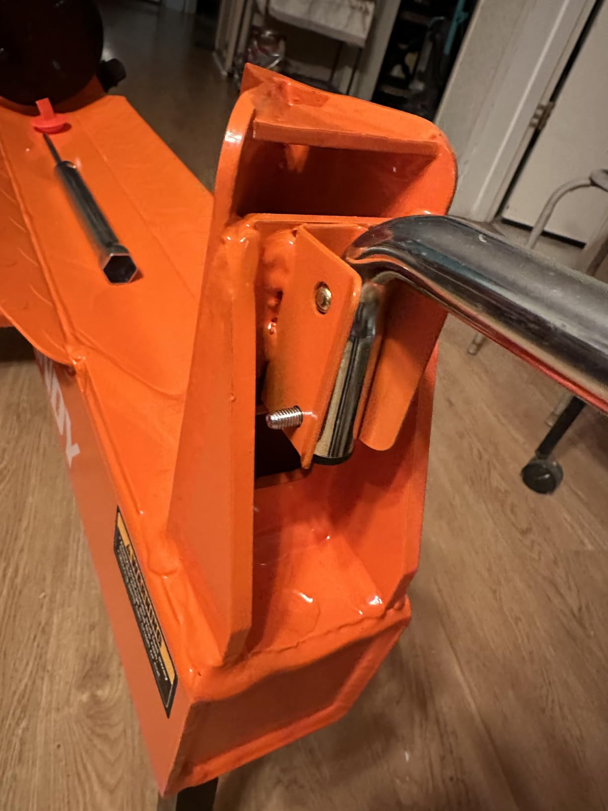 SuperHandy Log Splitter Portable 20 Ton Rapid Auto Return Ram System Bucher Gear Pump 7HP Engine Horizontal Full Beam Steel Wedge Firewood Splitting Forestry Harvesting customer photo 2