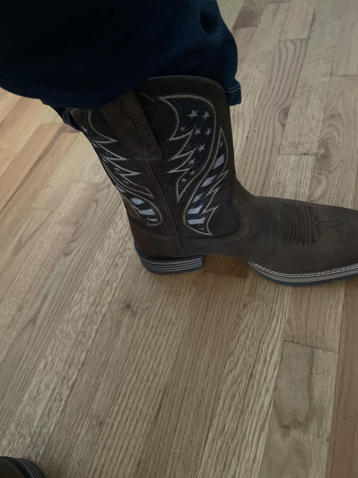 Men's Hybrid VentTEK Western Boot customer photo 2