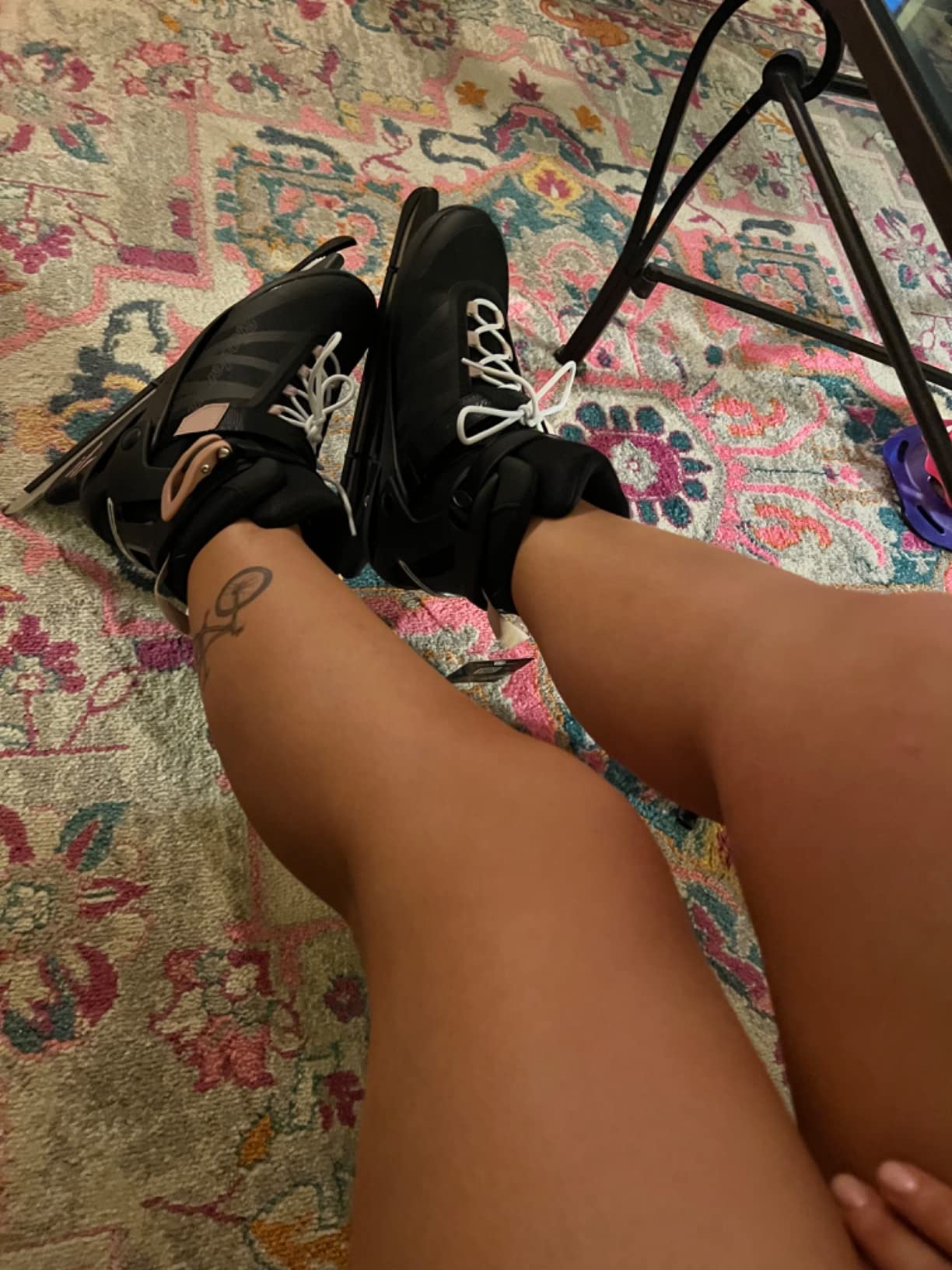 Bladerunner Ice by Rollerblade Igniter Womens, Black and Rose Gold, Ice Skates customer photo 1