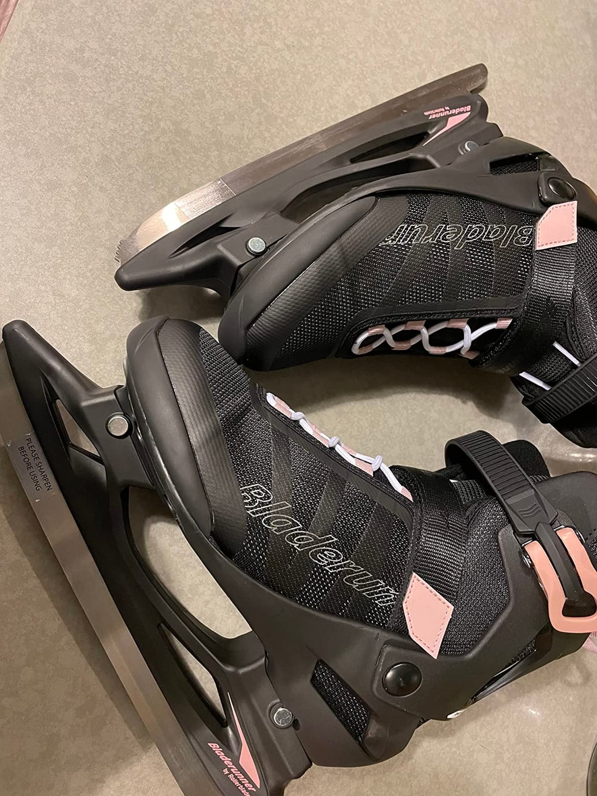 Bladerunner Ice by Rollerblade Igniter Womens, Black and Rose Gold, Ice Skates customer photo 2