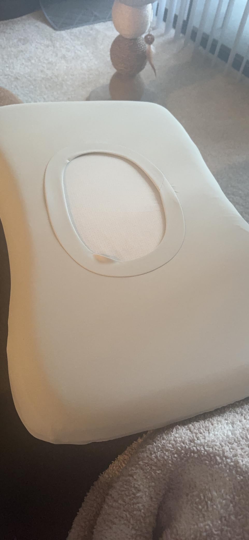 C CUSHION LAB Deep Sleep Pillow, Patented Ergonomic Contour Design for Side & Back Sleepers, Orthopedic Cervical Shape Gently Cradles Head & Provides Neck Support & Shoulder Pain Relief - Calm Grey customer photo 2