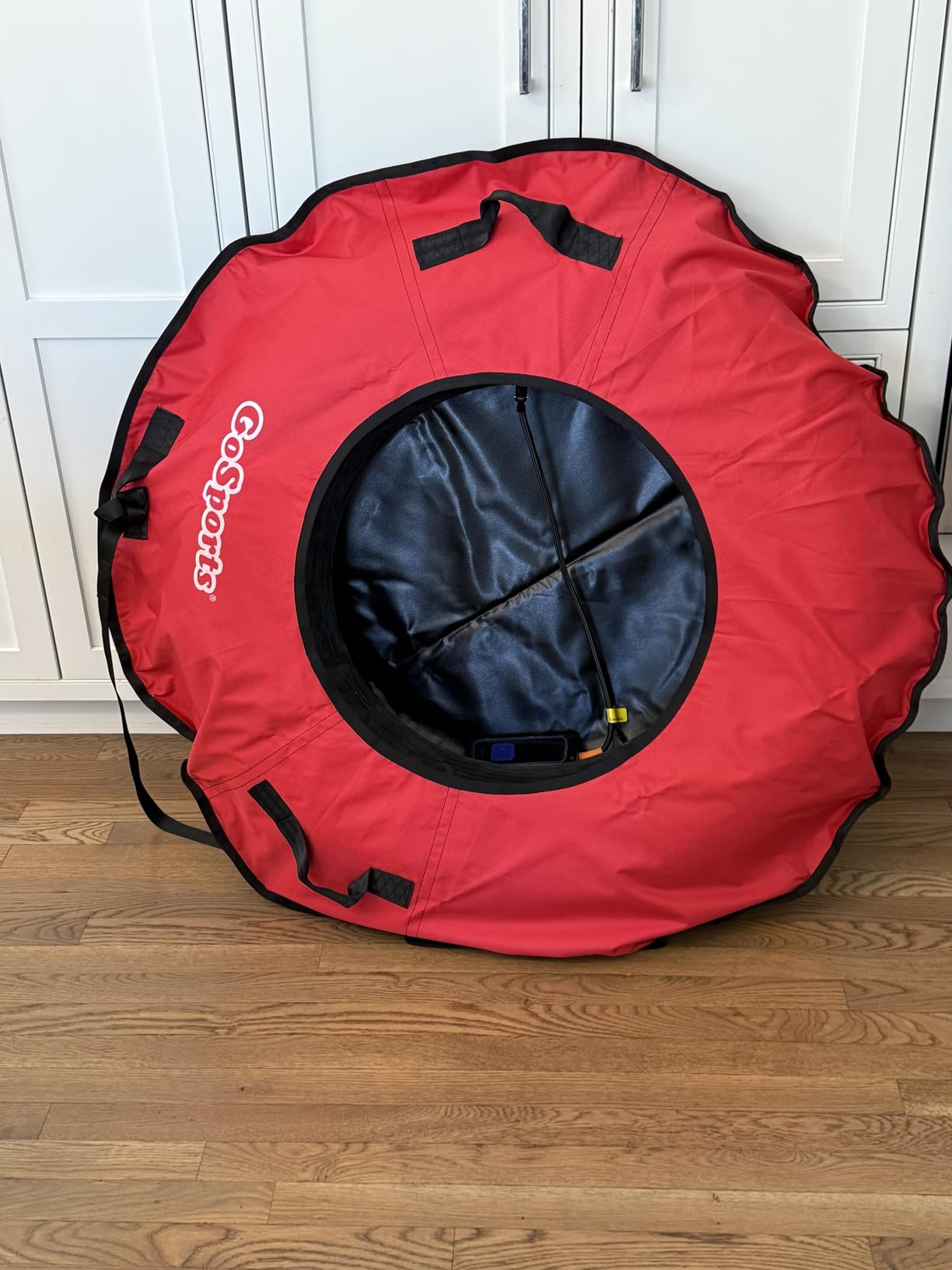 GoSports 44 Inch Heavy-Duty Winter Snow Tube with Premium Canvas Cover - Commercial Grade Sled customer photo 1