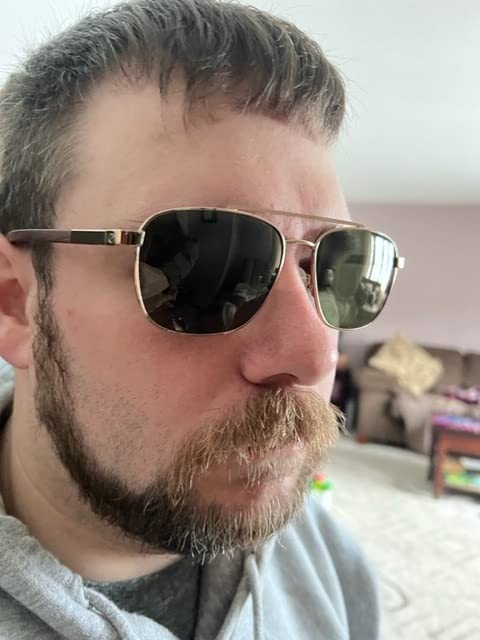 ZENOTTIC Aviator Wood Polarized Sunglasses for Men 100% UV Protection Fishing Driving Golf customer photo 1