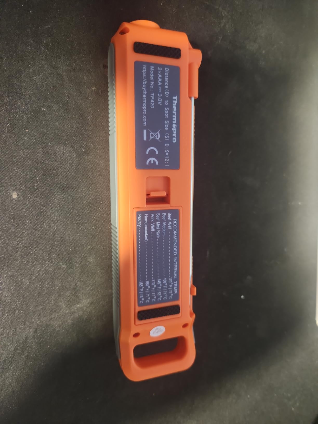 TempPro TempScan 2-in-1 Infrared Thermometer Gun with Meat Probe customer photo 2