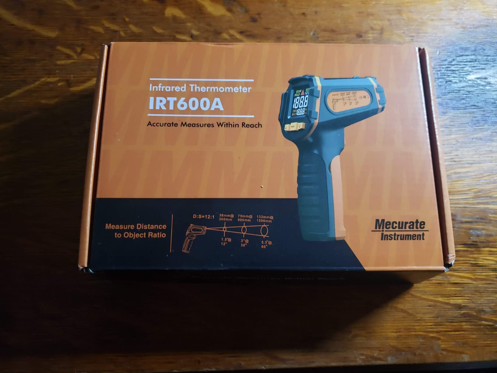 Mecurate Infrared Thermometer Gun -58F to 1112F customer photo 2
