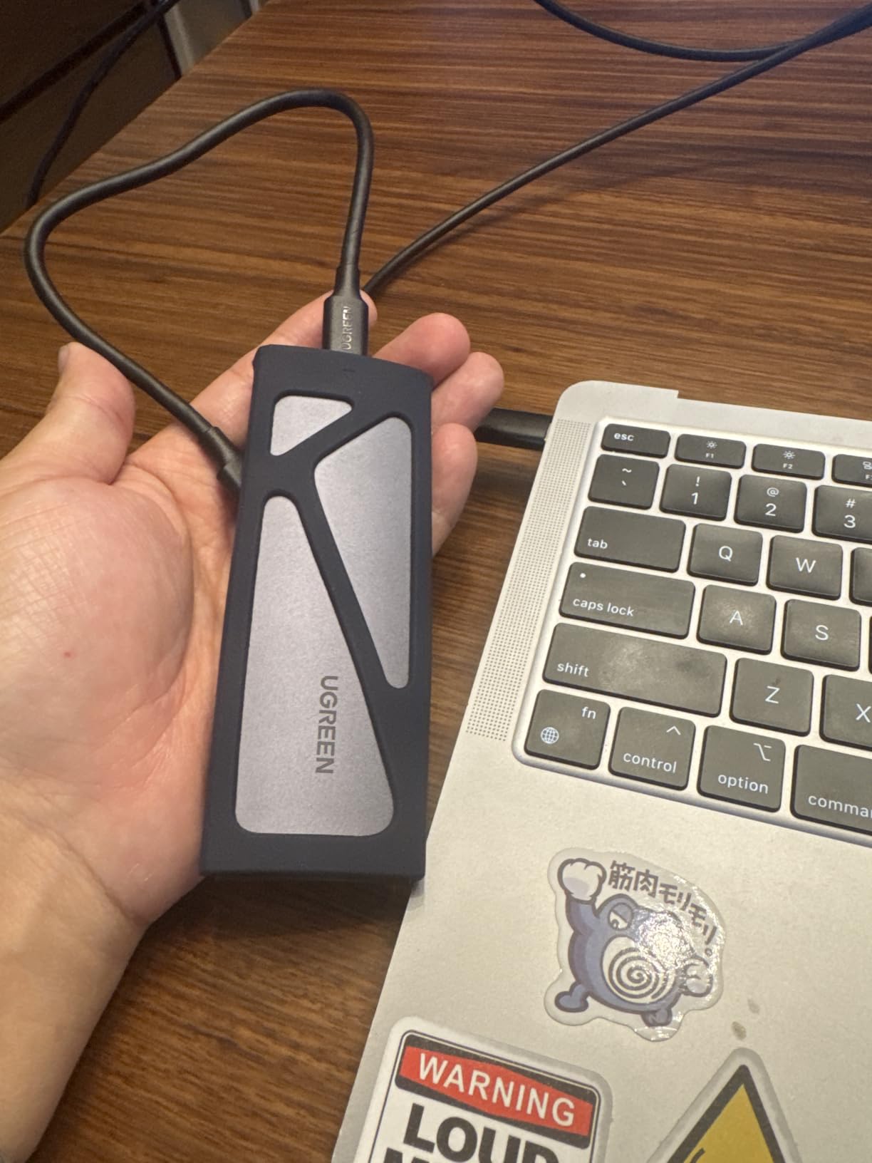 UGREEN SSD Enclosure, Tool-Free USB C External, 10Gbps M.2 NVMe to USB Adapter/Reader Supports M and B&M Keys and Size 2230/2242 /2260/2280 SSDs customer photo 2