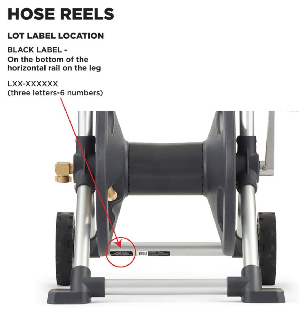 Gorilla GRS-200H Aluminum Garden Hose Reel, 200 Ft, No-Leak Brass Fittings customer photo 2