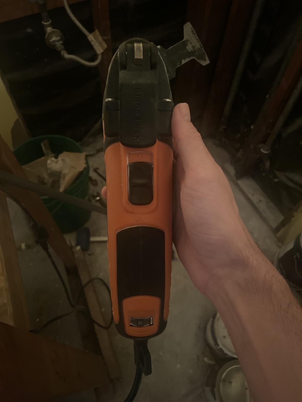 JORGENSEN Oscillating Tool 5°Oscillation Angle, 4 Amp Oscillating Multi Tools Saw, 7 Variable Speed with 16-piece Electric Multitool Blades & Carrying Bag - 70800 customer photo 2