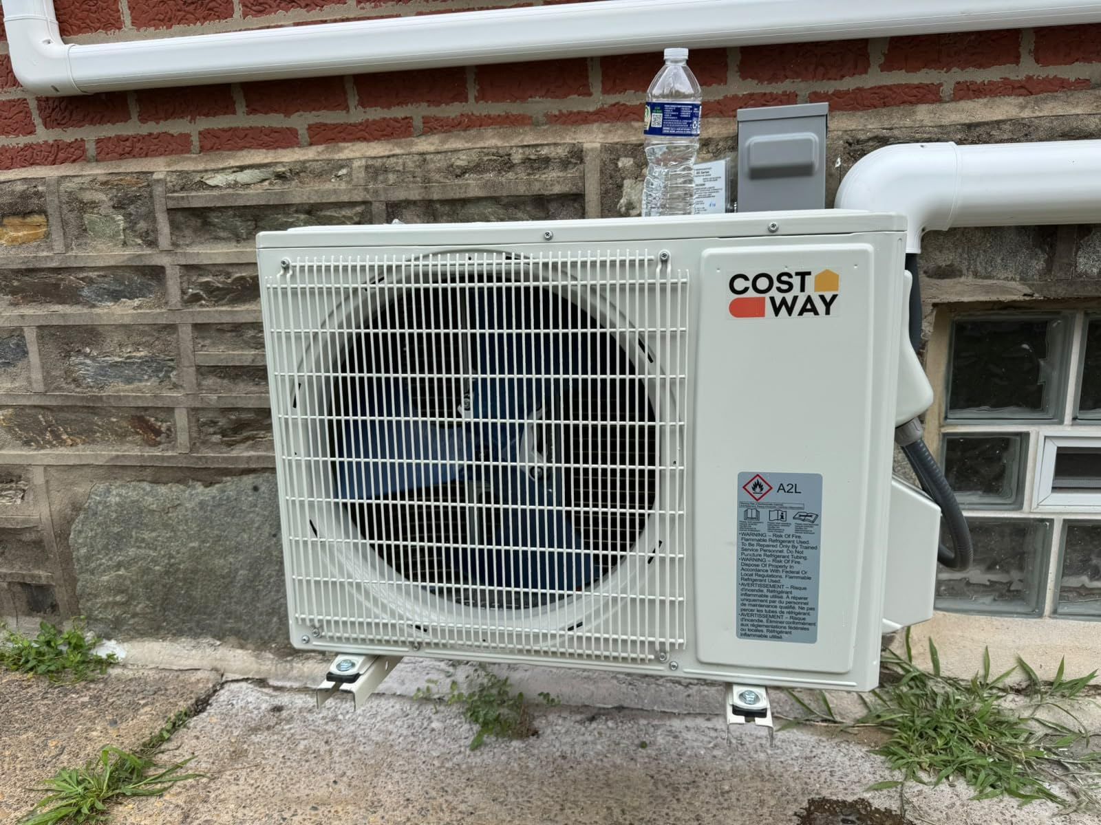 COSTWAY 12000BTU Mini Split Air Conditioner& Heater | 20 SEER2 115V Wall-Mounted Ductless AC Cools up to 750 Sq. Ft, Energy Efficient Inverter AC with Heat Pump customer photo 1