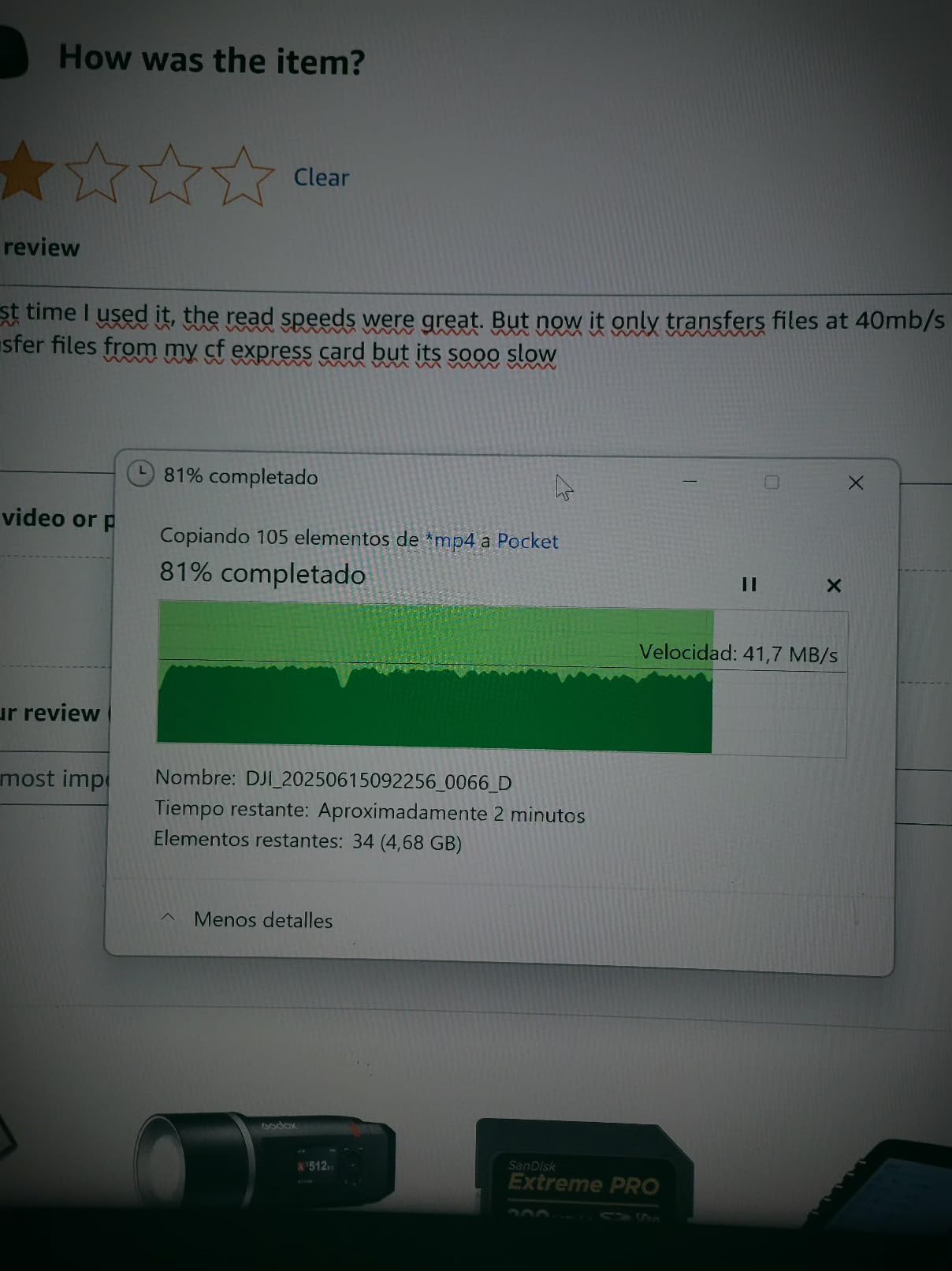 Lexar Professional CFexpress Type A / SD USB 3.2 Gen 2 Reader, Designed for CFexpress Type A and SD UHS-II Cards, High-Speed USB 10Gbps Transfer Speeds (LRW530U-RNBNG) customer photo 1