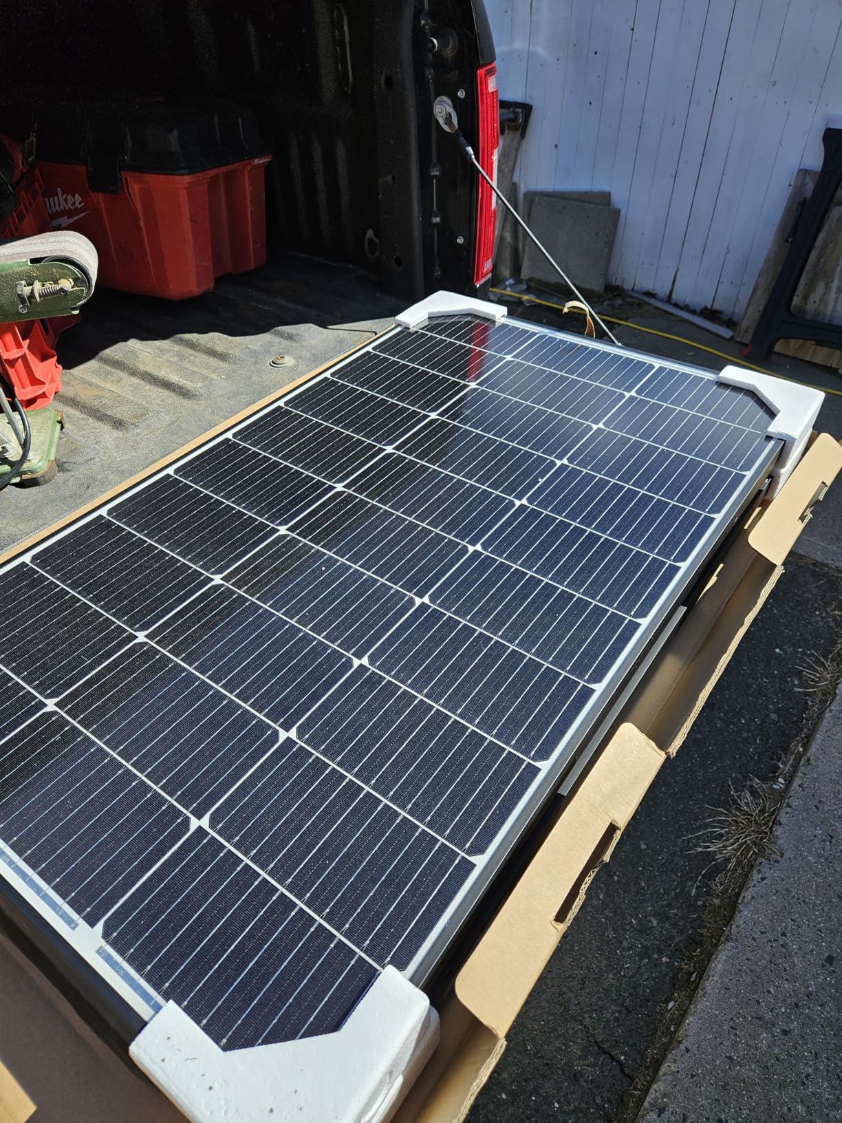 JJN Solar Panel Kit 300 Watt 12 Volt Monocrystalline Solar Panels with 40A PWM Charge Controller 2 Pair Solar Panel Cables 3 Set Z Brackets 4 Way Connector for RV Camper Marine Boat Off Grid System customer photo 2