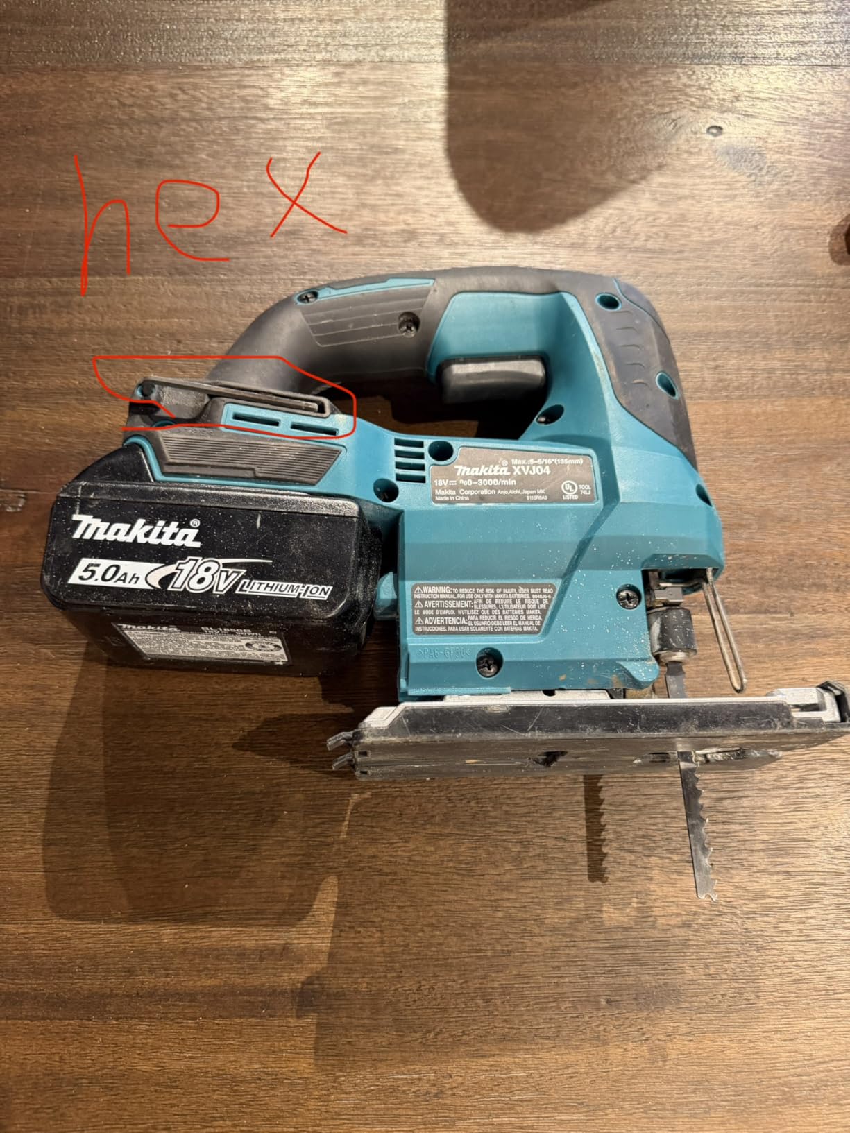 Makita XVJ04Z 18V LXT Lithium-Ion Brushless Cordless Jig Saw, Tool Only customer photo 1