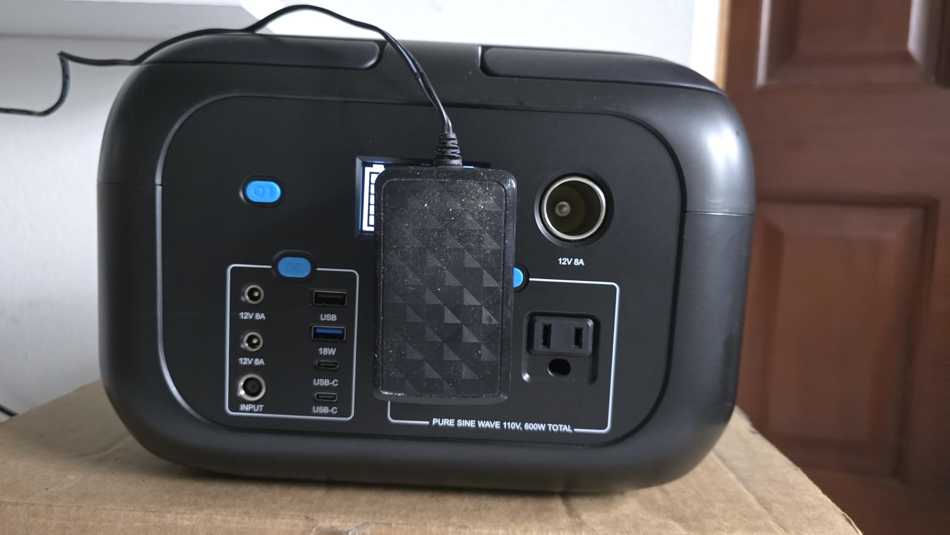 ENOFLO 300W Portable Power Station, 228Wh Solar Generator | 110V Pure Sine Wave AC Outlet, 61600mAh Lithium Battery Backup for CPAP, Camping, RV, and Home Emergency customer photo 1